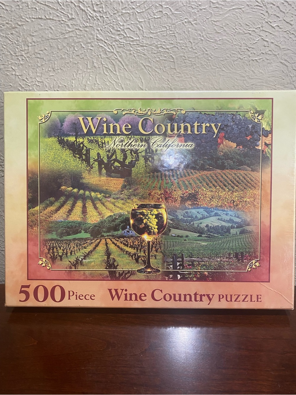 Wine Country 500-Piece Jigsaw Puzzle - Northern California Vineyard Scene